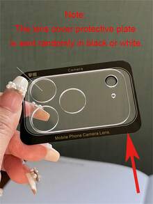 Cute 3D Rabbit Shape Bling Rhinestone Pearl Protective Film Scratch Resistant Transparent Base Lens Camera Protector Compatible With IPhone 17ProMax 17Pro Camera Accessories Durable Protective Layer Camera Lens Cover - Rabbit - View 7