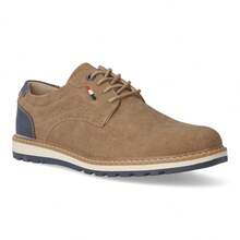 Vanessa Calzados Zapato de vestir oxford hombre, Zapatos de vestir plano para hombre, Zapatos tipo casual cierre cordones - Modelo SY5800 - Camel - ✅ Entrega 24/72h a España (península) - Camel - Ver 3