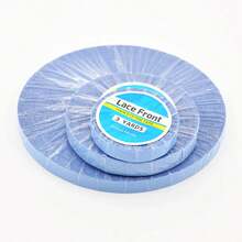 0.8cm Blue Lace Front Wig Tape, Double-Sided Adhesive Tape For Lace Wig/Hair Extensions/Lace Frontal - Blue - View 1