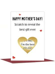 1张趣味母亲节刮刮卡，附信封，刮开后可获得特别的互动式母亲节礼物卡，还有送给女儿/儿子的惊喜。 - 查看 4