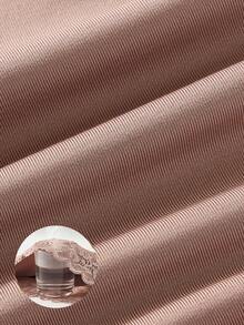 QUASTI 1 chiếc quần lót nữ cạp trung, phối ren gợi cảm, co giãn, giúp thon gọn vòng bụng, định hình vóc dáng. - Màu nâu  Mocha - Xem 5