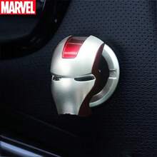 Car Ignition Cover - & Engine Start Button, Anime Car Trim Sticker Accessories - 1 PC - View 14