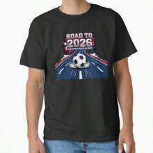 Road To 2026 – The World Plays As One Classic T-Shirt - màu đen - Xem 1