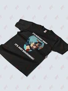 Hot Fuzz Its Just Bolognese Movie Quote Tee - Black - View 3