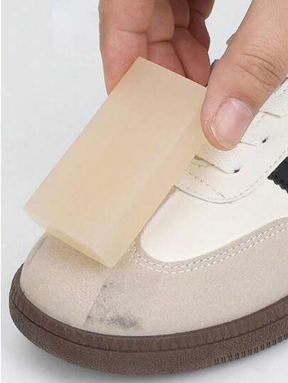 1pc Portable Suede Shoe Cleaner, Waterless, Easy To Carry, Suitable For Cleaning Velvet, Leather, Sneakers And White Shoes, Dry Cleaning Stain Remover, Travel-Friendly Shoe Care Wipe, Non-Abrasive, Ideal For Sneakers, Shoes, Spring/Summer Essentials, Bridesmaid Gifts, Room, Bedroom Decor, Beach, Travel, Men, Women, Vacation, Cute Accessory