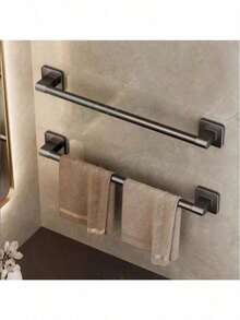 1/2/3pcs Towel Rack, Multifunctional Storage Organizer For Bathroom, Kitchen, Laundry Room - Multicolor - View 8