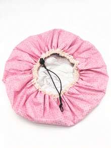 5/3/1pc Set New Double-Layer Adjustable Bonnet Cap, Shower Cap, Hair Treatment Cap. Anti-Hair Loss Cap, Postpartum Cap, Hair Mask Cap For Wet/Dry Hair, Sleep Cap - A - View 2