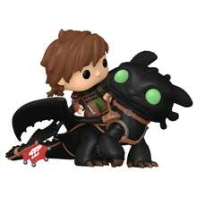 Funko POP Rides Deluxe How To Train Your Dragon 2 - Hiccup With Toothless No. 123 - Collectible Vinyl Figure - Rider And Night Fury Dragon - Official Product - Gift For Collectors - Multicolor - View 1