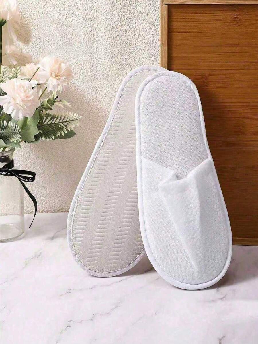 5/10/20 Pairs Disposable Closed-Toe Slippers, Suitable For Home, Guests, Hotels, Bathhouses And Other Occasions, Economical SPA Slippers,Shoe Rack,Storage Saver,Outdoor,Garden,Travel Essential,Portable,Beach Essential,Graduation Season,Commencement,Graduation Ceremony,Graduation Gift,Graduation Present,Graduation Gift,Graduation Present,Congrats Grad,Congratulations Graduate,Valedictorian,Finish School,Graduation Party - Slippers - View 1