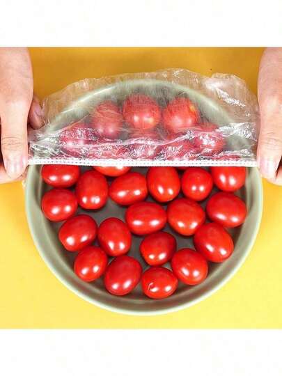 100/300pcs Food Storage Covers Home Foods Freshing Seal Elastic Plastic Wrap Refrigerator Fresh Keeping Saver Bag Kitchen Tools