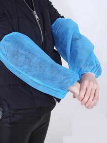 10/50/100pcs Non-Woven Disposable Sleeve Covers, Durable Thickened Protective Sleeves, Breathable Anti-Dust Anti-Oil Sleeves For Kitchen And Home Use - Multicolor - View 6