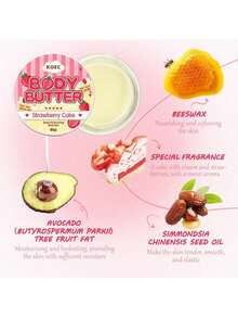 1pc/ Strawberry Body Lotion, Body Cream, Body Lotion And Moisturizing Body Lotion Deeply Nourish The Skin, Remove Dryness And Peeling, Strawberry Cream Cake Fragrance - 多色 - 查看 4