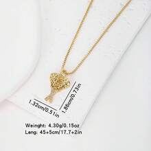 1 chiếc mặt dây chuyền hình quả bóng đá bằng đồng mạ vàng 18k đính đá Zirconia nhiều màu sắc, quà tặng trang sức cao cấp dành cho nữ, thiết kế tối giản. - Vàng - Xem 15