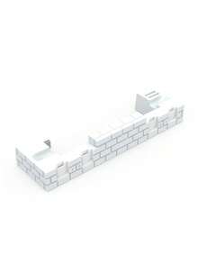 TOPWOLF Estación de carga de 4 ranuras para Joy-Con Switch con almacenamiento de 8 tarjetas de juego, negro/marrón/blanco - Ver 10