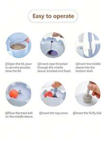 Interactive Cat Toys, Tumbler Toys, Puzzle Toys, Variety Of Play Modes, Self-Entertainment For Cats - View 7