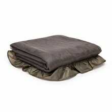 Cortina Escarola 2.80m X 2m con Forro – Set de 2 Lienzos con Sujetadores, Encaje Elegante para Sala, Comedor o Recámara - Café integral - Ver 2