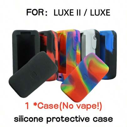 Popular Silicone Case Suitable For Vaporesso LUXE II / LUXE, Leather Texture Silicone Slip-Resistant Soft Shell, Odorless, Durable Dust-Proof Design, Couples Gift, Accessories | Fashion Accessories | High-Quality Protection