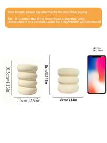 1 pieza/Set Estante de almacenamiento de utensilios de cocina estilo bohemio, lindo recipiente ondulado para encimera, organizador de cocina moderno y ahorrador de espacio, recipiente decorativo duradero, perfecto para almacenamiento y exhibición elegante en la cocina moderna - Multicolor - Ver 10