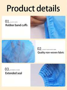 10/50/100pcs Non-Woven Disposable Sleeve Covers, Durable Thickened Protective Sleeves, Breathable Anti-Dust Anti-Oil Sleeves For Kitchen And Home Use - Multicolor - View 10