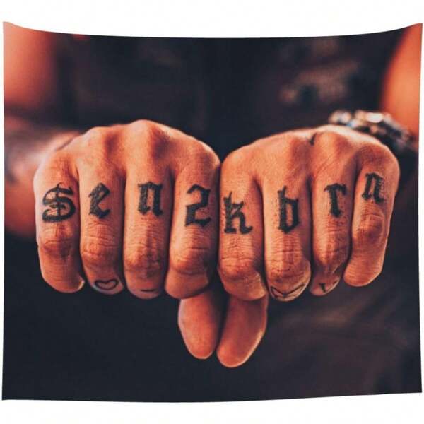 1pc , Eladio Rapper Carrion Music Tapestry Aesthetic Wall Hangings For Living Room And Bedroom Home Decor