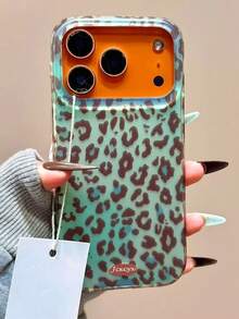 Ốp lưng điện thoại họa tiết da báo thời trang, phù hợp với 17Pro Max, 17Pro, 17, 16Pro Max, 16Pro, 16, 16Plus, 15Pro Max, 15Pro, 13Pro Max, 14 Pro, 12Pro Max, 17Air, 14, 13, 12, 11 và các dòng khác, kèm dây đeo mùa hè, chống rơi vỡ. - màu xanh lá - Xem 5