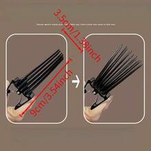 3/6pcs Natural Hair Volumizing Clips - No Hair Enhancer, Seamless Bangs Positioning, Rectangular Root Lifting, Suitable For Men, Hair Thickening, Hair Loss, Natural Fluffy - Hair Clip - View 4