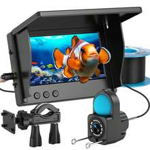 Fish Finder With 4.3-Inch LCD Screen, Infrared Night Vision Light, IP68 Waterproof, 5000mAh High-Capacity Battery, Portable Underwater Camera, Suitable For Ice Fishing, Sea Fishing, And Raft Fishing. - 黑色 - 查看 9