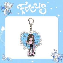 Hearts2/Hearts "FOCUS" Acrylic Keychain Pendant, H2H Heart KPOP Merchandise Accessory - Multicolor - View 13