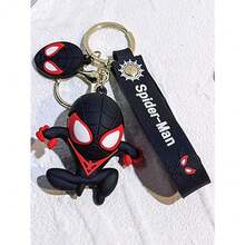 1个超级英雄卡通钥匙扣，复仇者联盟漫画人物吊坠钥匙链 - A - 查看 11