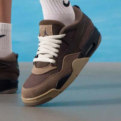  Giày bóng rổ nam AIR JORDAN 4 RM, giày thể thao tập luyện thường ngày FQ7939-022