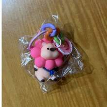 可爱向日葵和小猪情侣钥匙扣，创意高品质包包挂饰 - 彩色 - 查看 2