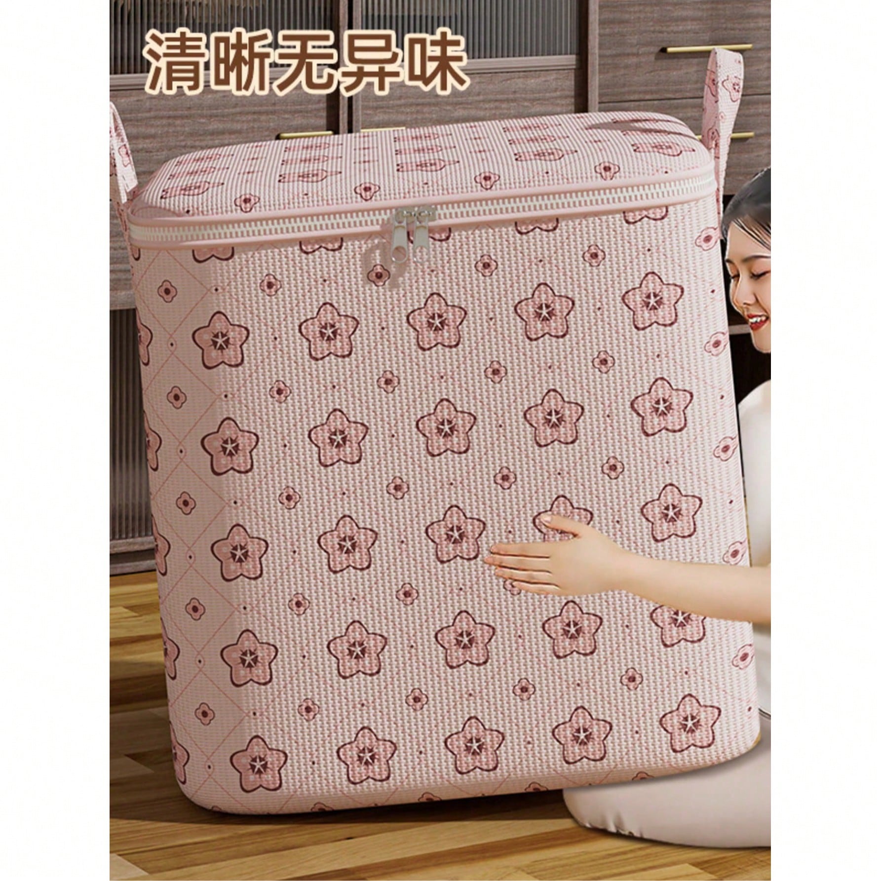 1 Large Capacity Quilt Storage Bag, Home/Dormitory Moving Packing Laundry Sorting Box Suitcase Bedroom Storage Bag, Storage Bag, Home Storage, White T-Shirt Women’s Clothing, Black Pants Women’s Clothing, Women’s Winter Clothing, Dress, Women’s Winter Clo