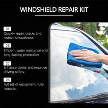 Homonth Windshield Repair Kit Quickly Repair Chips Cracks Star Shaped Crack Restore Clear Vision For Glass Automotive Glass Diy Windscreen Tool Nano Fluid Filler - Windshield Repair Kit - View 5