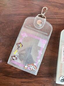 Cute 2 Pocket Japanese Dumpling Tai Chi Monkey Double Sided Card Holder - Rectangle - View 8