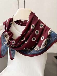 1pc Women's Multifunctional Scarf For Autumn/Winter, Warm Fluffy Neck Warmer To Make You Look Better - Multicolor - View 12