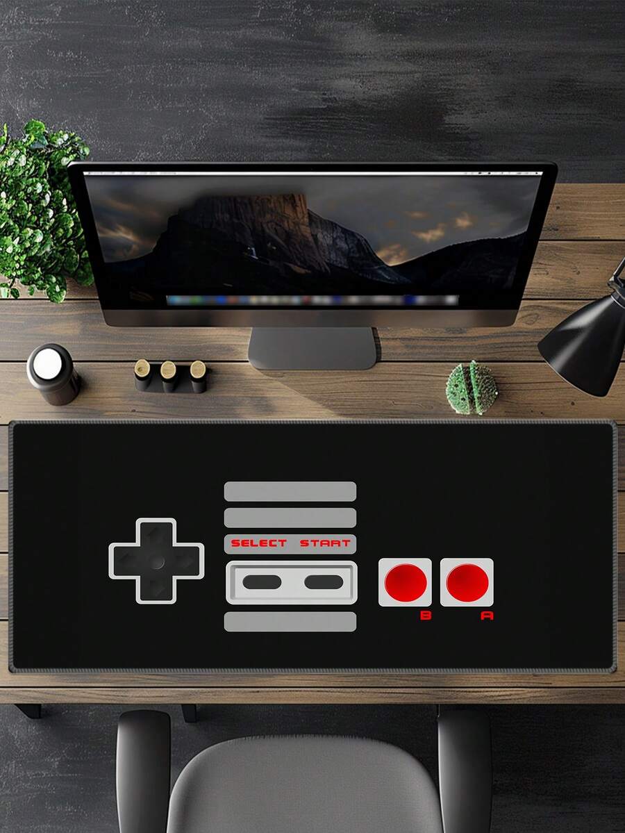 Game Button Expansion Game Mouse Pad, Thick Computer Keyboard Mouse Pad, Non-Slip Rubber Base Sewing Edge Suitable For Office Desktop/Game Home Mouse Pad - View 1