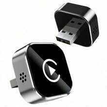Bộ chuyển đổi CarPlay và Android Auto không dây 2 trong 1, cắm là chạy, bộ thu không dây USB-C/USB, hỗ trợ điều khiển vô lăng, tương thích với điện thoại và Android, không cần ăng-ten ngoài. - A - Xem 9