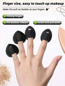 Bộ 12 bông mút trang điểm, gồm 4 bông mút hình tam giác và 8 bông mút hình ngón tay cái, thích hợp để tán phấn và trang điểm. Mềm mại, thân thiện với da, dễ mang theo với hộp đựng đầy đủ. - Nhiều màu - Xem 8