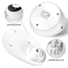 Taladro eléctrico para uñas de alta velocidad a 45,000 RPM, 24W con buena disipación de calor, mango de aleación de aluminio, máquina de taladro eléctrico profesional para uñas - Ver 6