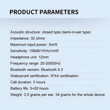 PHILIPS TAT2138 Bluetooth Earbuds, Semi-In-Ear Design, Bluetooth 5.3, Low Latency, Dual Microphone Noise Reduction, Waterproof, Compact And Portable, Ideal For Sports, Business And Study, Compatible With Smartphones And Computers - 查看 9