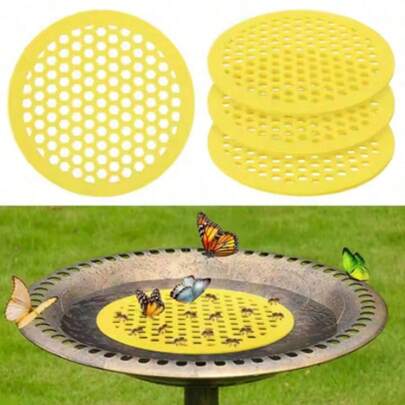 Floating Bee Island - Bee Waterer, Bee Insect Drinking Tray, Beekeeping Equipment, Insect Attracting Drinking Island Plate, For Outdoor Garden Use