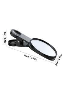 Shockproof Mirror Element Push-Pull Bracket Universal Rear Camera Selfie Mirror Clip For Smartphones, Large Mirror Surface Suitable For Group Photos, Travel, Vlogging, High-Definition Reflective Rear Selfie, Comes With Storage Case, Ideal Selfie Tool For Travel And Gatherings Spring Party - Multicolor - View 5