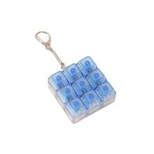 Đồ chơi giảm căng thẳng kiểu bàn phím 9 trong 1, móc khóa đồ chơi bấm, thiết bị giảm áp lực nút hình khối cho văn phòng, nhà, quà tặng (trong suốt) - Móc khóa đồ chơi giảm căng thẳng kiểu công tắc bàn phím cơ gây nghiện - Trong suốt/Nhiều màu sắc, đồ chơi cảm giác cho người bị lo âu và ADHD | Công cụ giảm căng thẳng di động cho văn phòng, trường học, du lịch | Quà Giáng sinh hoàn hảo, quà sinh nhật cho người lớn - Nhiều màu - Xem 17