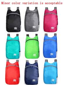 1pc Lightweight Outdoor Foldable Backpack, New Breathable Water-Resistant Portable Travel Sports Folding Bag, Multi-Purpose Hiking Rucksack - Multicolor - View 11