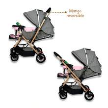 Carriola De Paseo Con Llantas Reforzadas Noni Is-555 T - Rosa - Ver 3