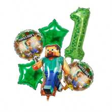 9件套世界主题生日气球套装，适用于家庭、学校、派对装饰，铝箔气球DIY - 彩色 - 查看 16