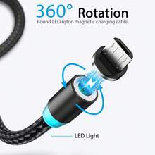 1条三合一磁吸可拆卸数据线，快充线，兼容 17 Pro Max/17 Pro/17 Plus/17/16/15/14/13/12/11/XS/XR/8/7/6、S25/S24/S23/S22/S21/S20 Ultra Plus系列 - 彩色 - 查看 3