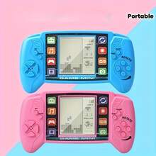 1 Portable Game Console, Educational Handheld Game Device, Training Equipment, Classic Electronic Toy, Suitable As Birthday Gift, Christmas Gift, Excellent Gift, Electronic Pet, Handheld Game Console - Multicolor - View 1