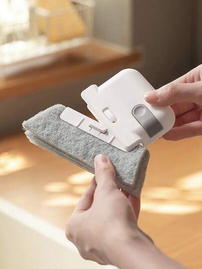 2-In-1 Groove Cleaning Tool, Window & Door Groove Cleaning Brush, Sliding Door Track Cleaner, Handheld Crevice Cleaning Tool