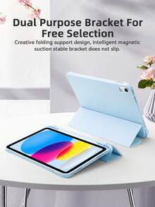 Ốp bảo vệ máy tính bảng DANYCASE 11 inch có khe đựng bút cảm ứng, phù hợp với các dòng A16, Air 11, M3, M2, Pro 11, M4, M5, thế hệ thứ 7, 8, 9, 10.2 inch, 10, 10.9 inch, Air 4, Air 5, thiết kế chống rơi. - Màu xanh nhạt - Xem 7